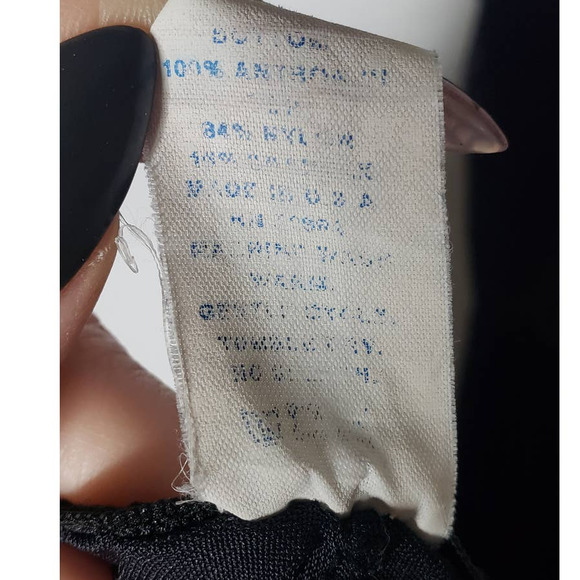 Vintage Slip Dress Nightgown Youthful Creations Black Lace 44 B-C-D Cup Nylon - Picture 4 of 10